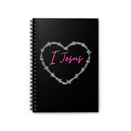 I Heart Jesus Spiral Notebook - Ruled Line
