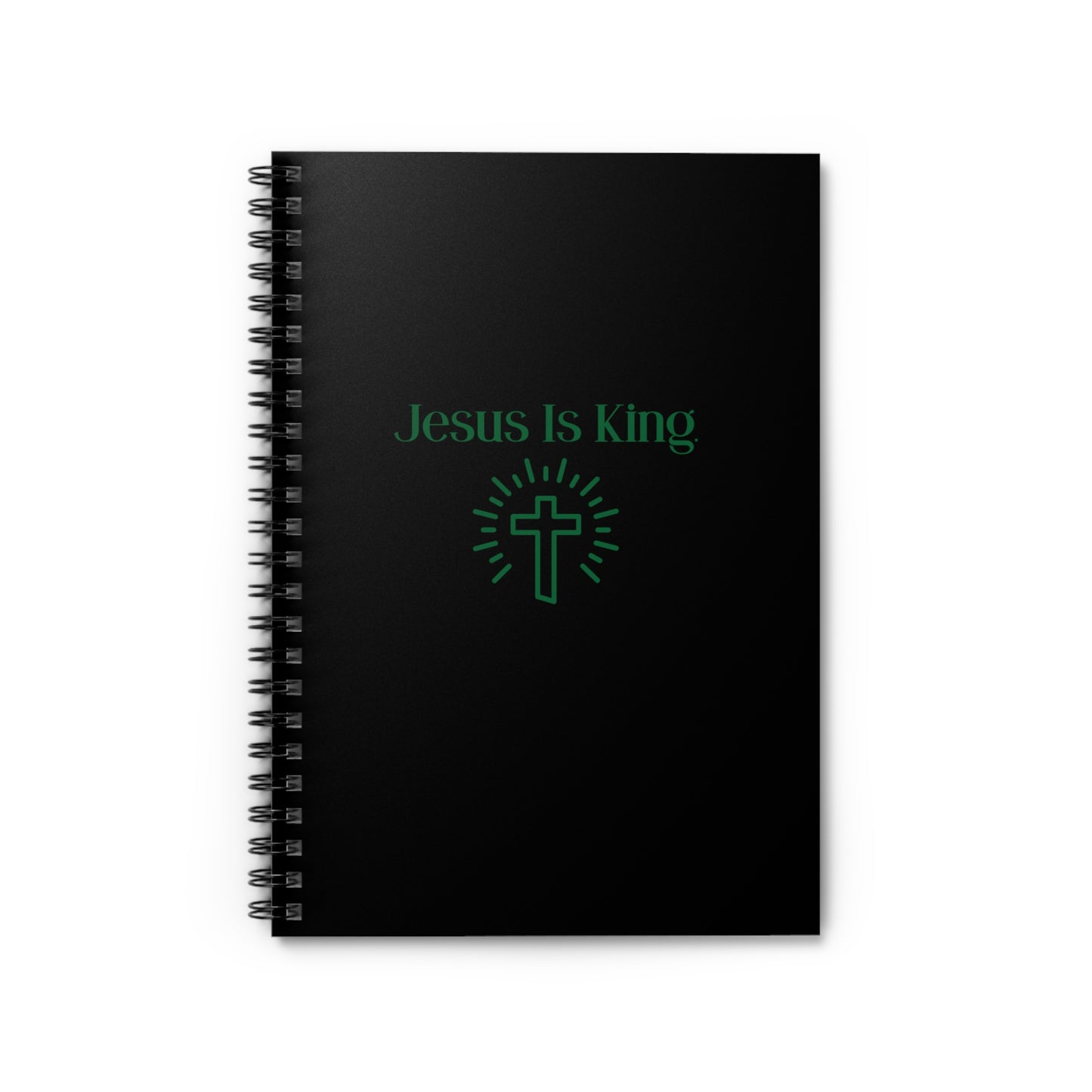 Jesus Is King Spiral Notebook - Ruled Line